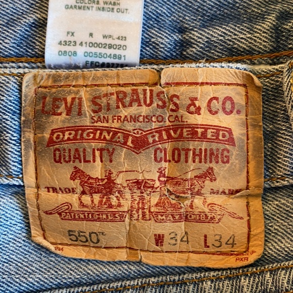 Men’s Levi’s 550 Jeans. 34X34. - Picture 6 of 9